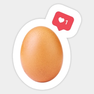 World Record Egg Merch (Egg from Instagram) Sticker